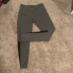 Grey High-Rise Leggings